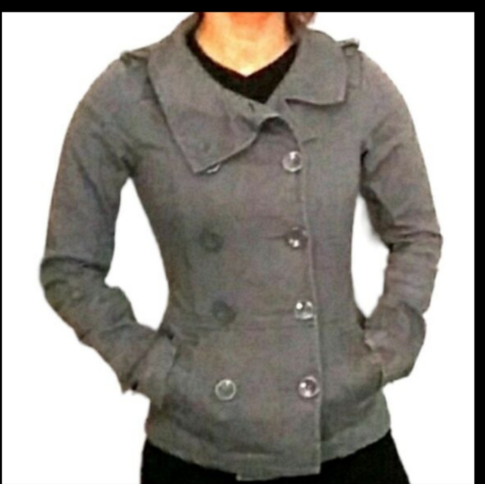 DIVIDED by H&M Double Breasted Pea Coat 2